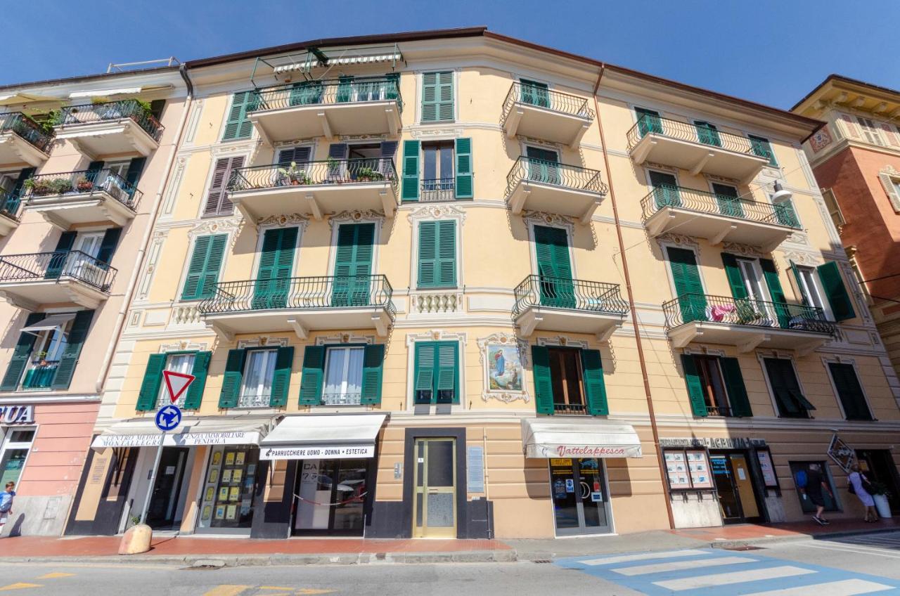Alla Casa Rosa Al Mare- Centrale A Di Fronte Al Mare- Emozionante- Garage Privato Gratuito A 800 Mt- Aria Condizionata-Wifi Рапалло Екстер'єр фото
