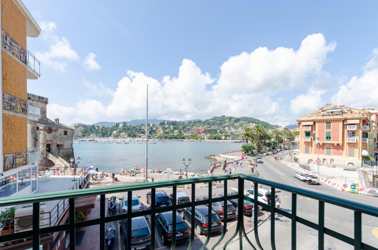 Alla Casa Rosa Al Mare- Centrale A Di Fronte Al Mare- Emozionante- Garage Privato Gratuito A 800 Mt- Aria Condizionata-Wifi Рапалло Екстер'єр фото